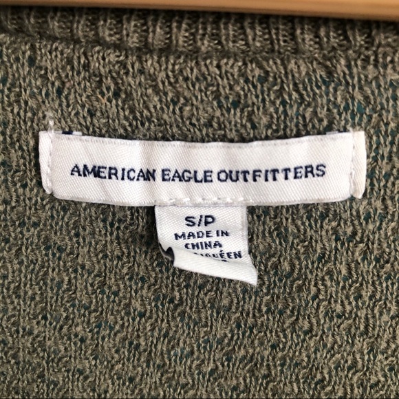American Eagle light weight green cardigan - Picture 6 of 6